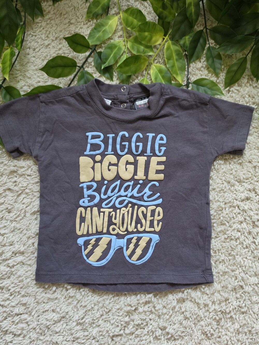 Baby Boy Biggie Smalls Shirt (6-12 Months)